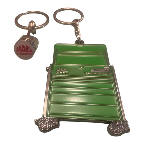 Mac Tools Green Keychain Set - Picture 1 of 2